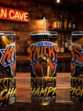 New York Knicks Champion 2026 Bold Tumbler New York Knicks Fan Gift New York